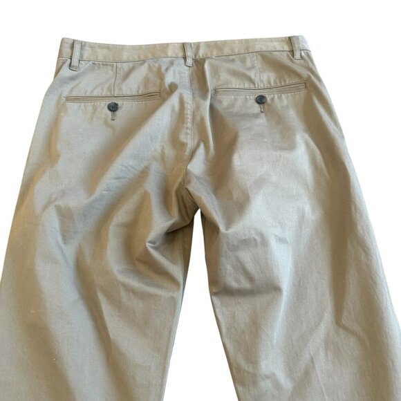Theory Classic Khaki Pants Straight Leg Office Golf Casual Size 32 x 32 Men's - Picture 6 of 9
